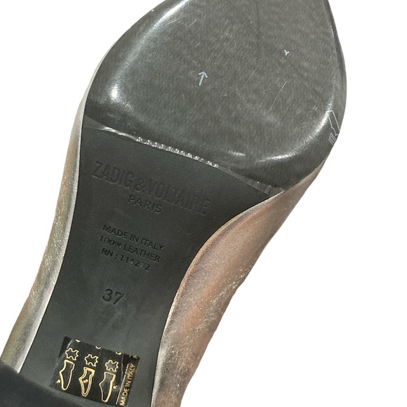 ZADIG AND VOLTAIRE GLIMMER SILVER BOOT - Picture 3 of 7